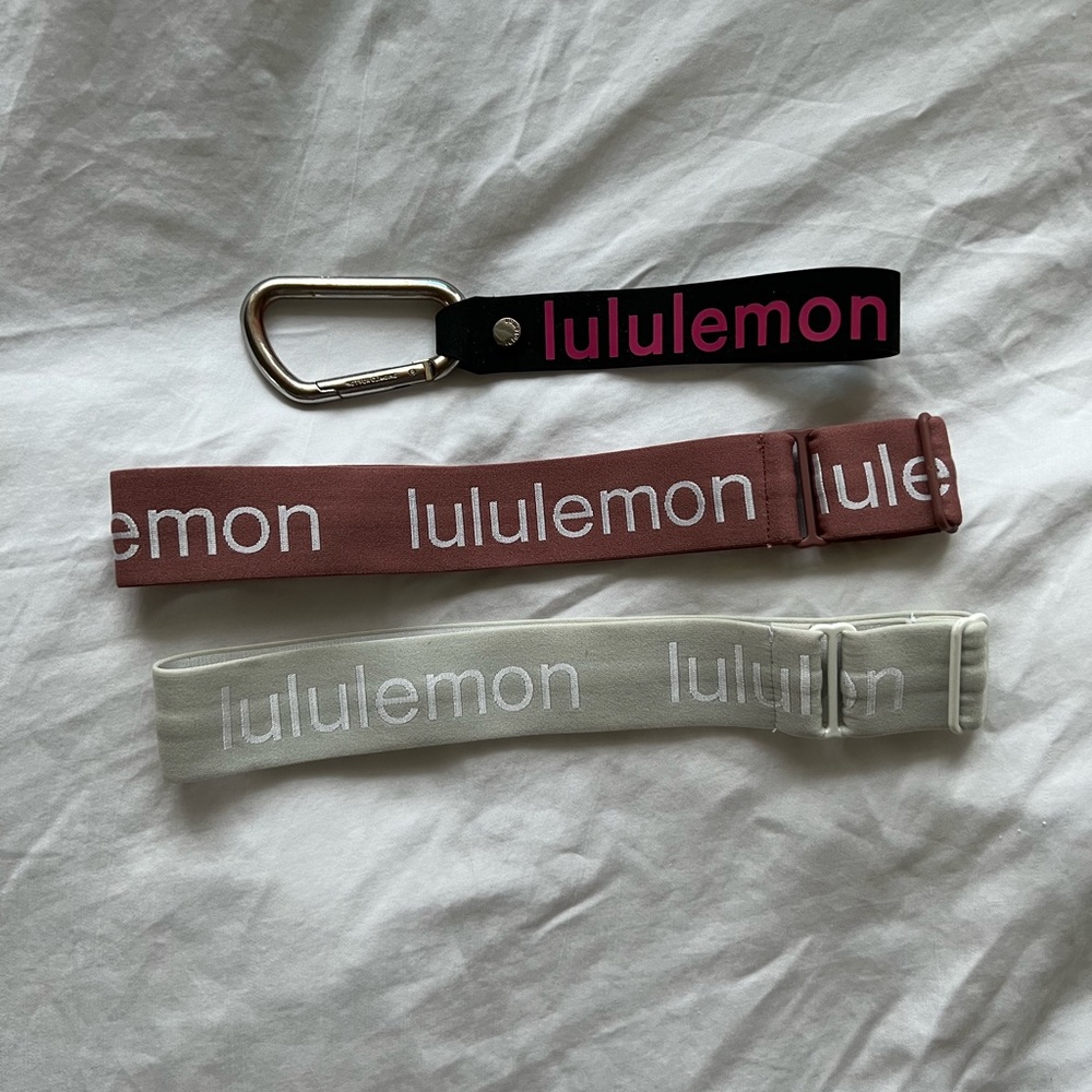 Lululemon headband and keychain bundle!!